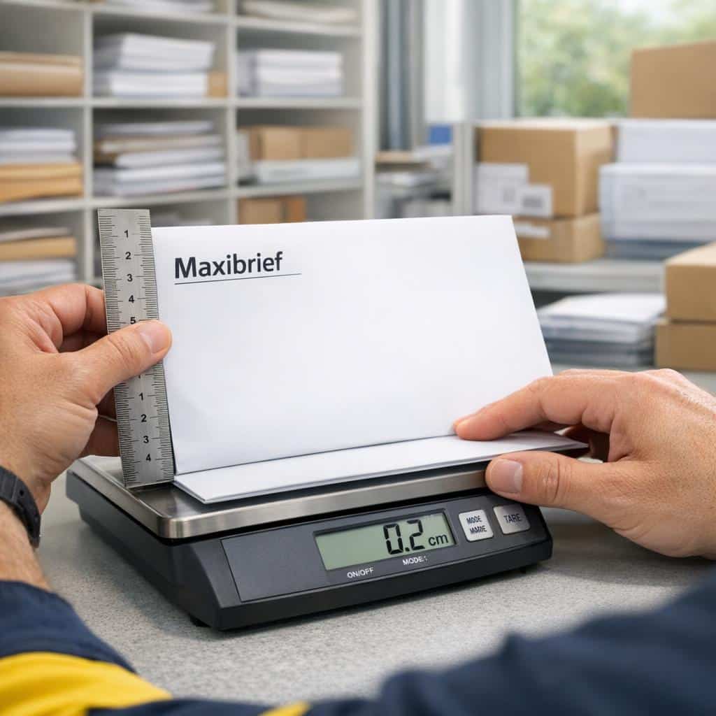 Großbrief Maxibrief_packalarm.de